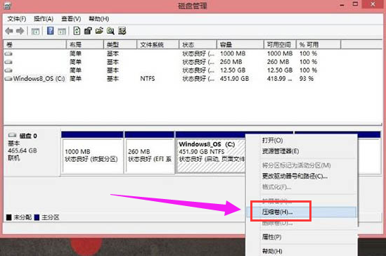 最快捷的Win8系統(tǒng)電腦硬盤分區(qū)的方法