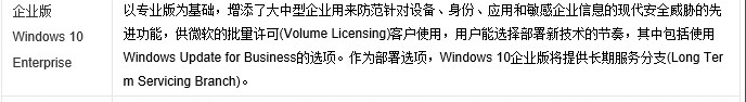 windows10系統版本快速解讀