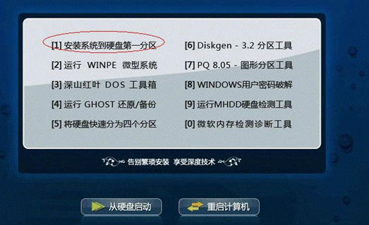 深度技術(shù)win7系統(tǒng)光盤怎么安裝