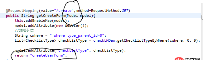 java - 這個model是哪里來的？這個return返回的是請求轉(zhuǎn)發(fā)嗎？