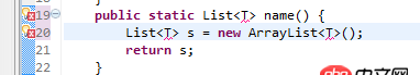 java - <T>泛型為什么在Object[]的前面？為什么都是用t代替，下面的代碼卻報錯？