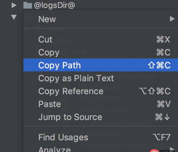java - IDEA和webstorm怎么查看文件的properties我想文件的相對路徑和絕對路徑？