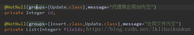 spring @Validated 注解開發(fā)中使用group分組校驗的實現(xiàn)