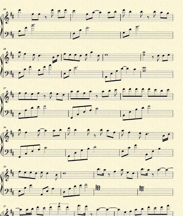 抖音紙短情長鋼琴簡譜誰有？抖音紙短情長鋼琴簡譜教學