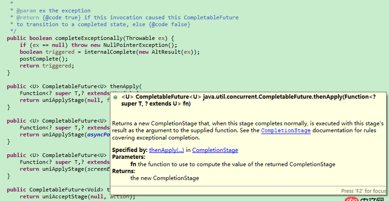 java - Eclipse：為何方法默認(rèn)未顯示注釋，鼠標(biāo)懸浮卻可以看到注釋呢？