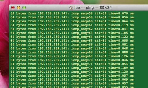 MacOS中如何使用ping命令?MacOS中ping命令的使用方法