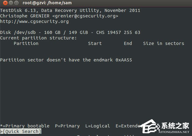 Linux系統(tǒng)分區(qū)表恢復(fù)的教程