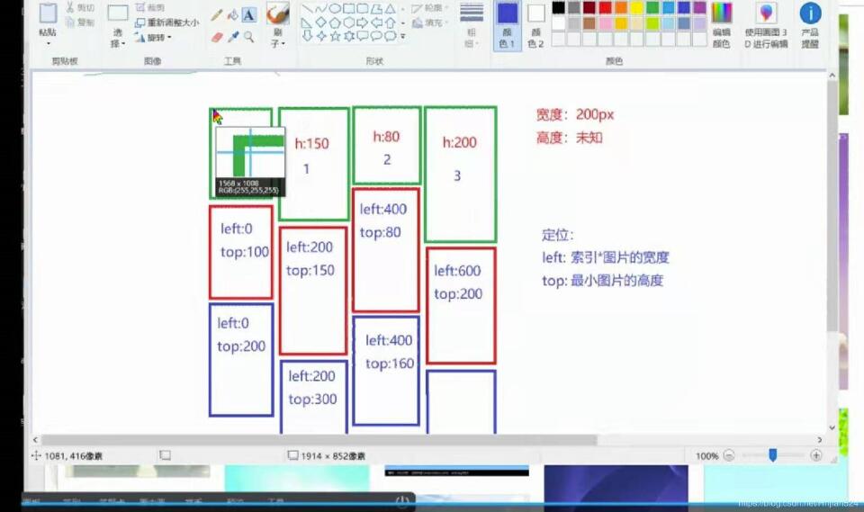 js瀑布流布局的實現