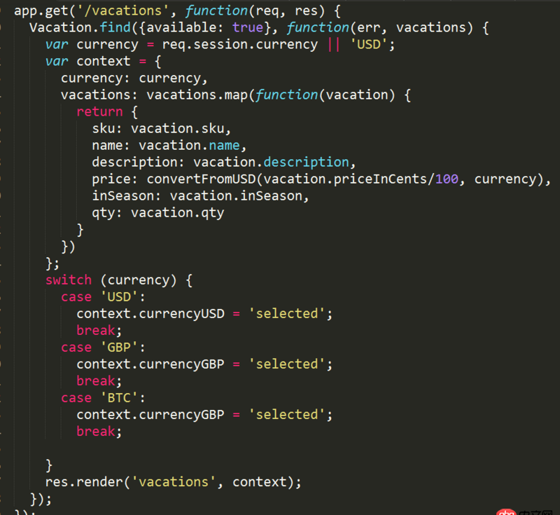 javascript - Node與Express開發中的用MongoDb存儲會話數據問題，按照書敲的，出現了如下問題，搜索已久找不到答案，特意想大家請教