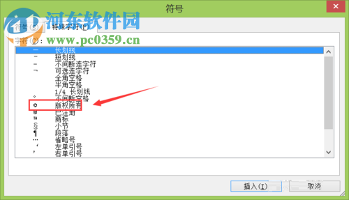 excel中輸入版權(quán)符號(hào)的方法