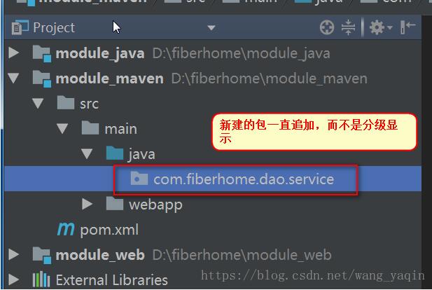 完美解決idea創建文件時,文件不分級展示的情況