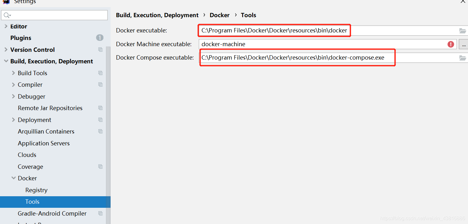 docker compose idea CreateProcess error=2 系統找不到指定的文件的問題