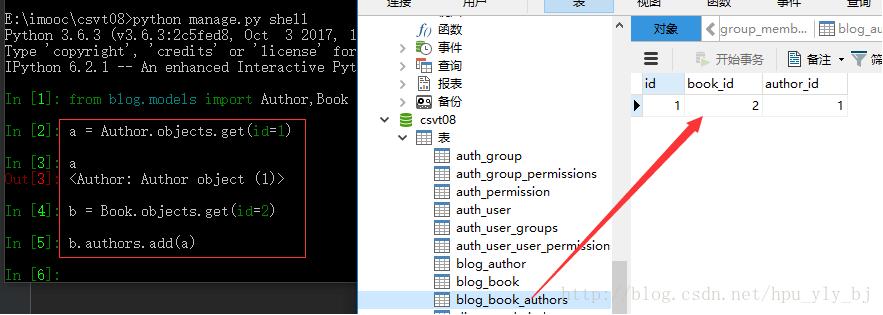 Django 多對多字段的更新和插入數據實例
