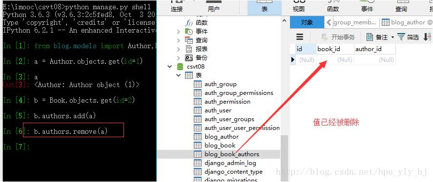 Django 多對多字段的更新和插入數據實例