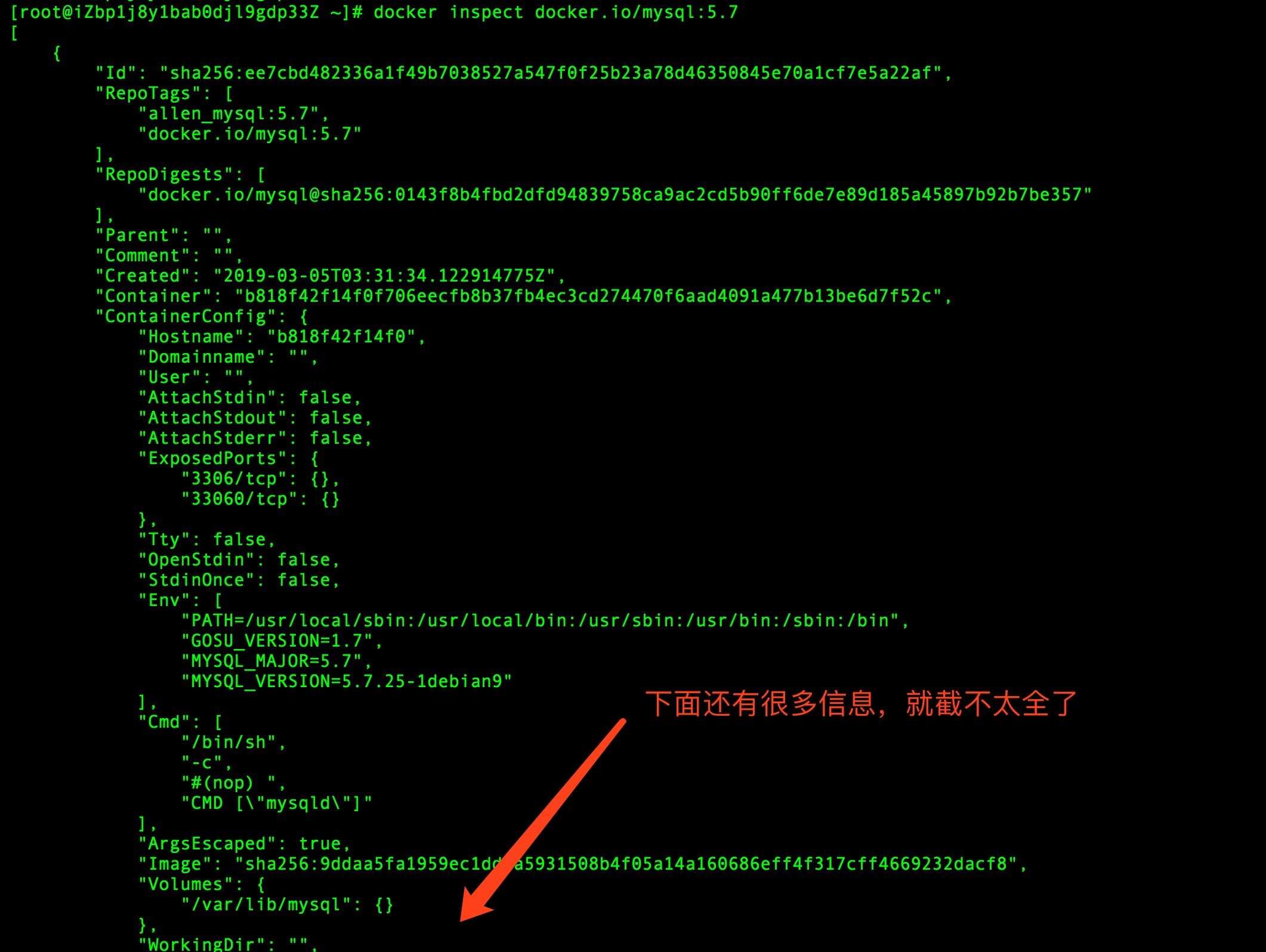 Docker 查看鏡像信息的方法