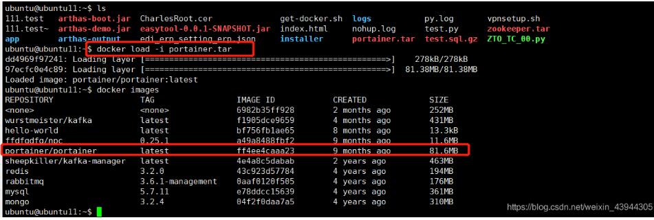 docker 打包本地鏡像,并到其他機器進行恢復操作