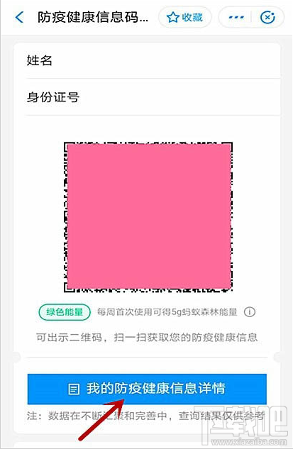 支付寶全國健康碼如何查看個人健康信息詳情？