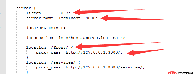 nginx 反向代理服務器配置基礎問題？小弟是菜鳥，請大神賜教，感激不盡……