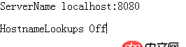 apache - 怎么給localhost后面默認(rèn)加上8080端口