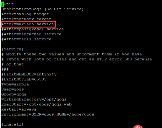 CentOS gogs服務(wù)啟動失敗？