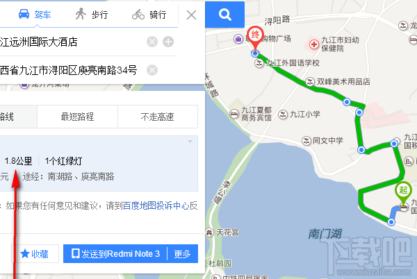 百度手機地圖路線手動設置地圖路線方法