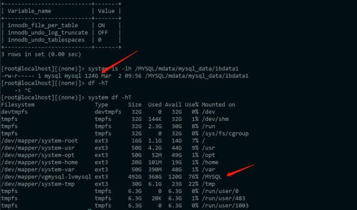 MySQL ibdata1文件減肥過程解析