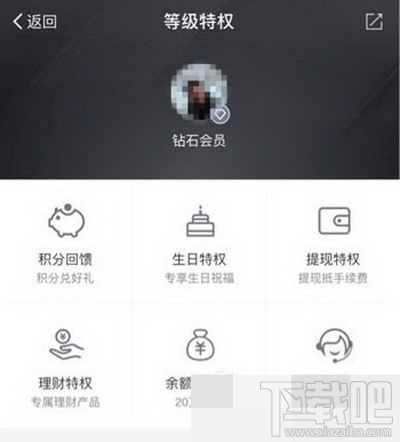 支付寶螞蟻花唄鉆石會員都有些什么特權？