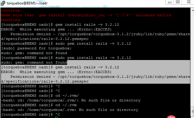 ruby - gem install rails -v 3.2.12 發生錯誤