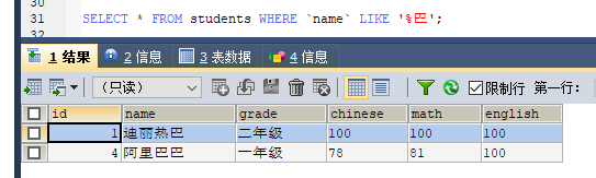 MySQL 詳細單表增刪改查crud語句