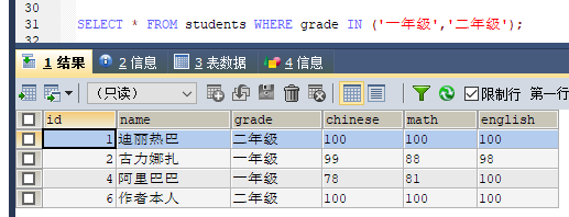 MySQL 詳細單表增刪改查crud語句