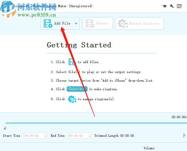 使用Aiseesoft iPhone Ringtone Maker剪切手機(jī)鈴聲的方法