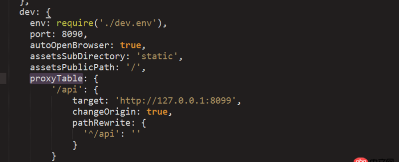 node.js - 在設置跨域的時候，proxyTable報錯誤 ？
