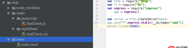 引用 node.js  express加載 靜態(tài)文件　報(bào)錯(cuò) ??