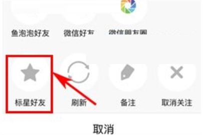 魚(yú)泡泡如何設(shè)置標(biāo)星好友