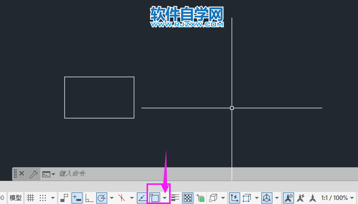 cad2022怎么找中點