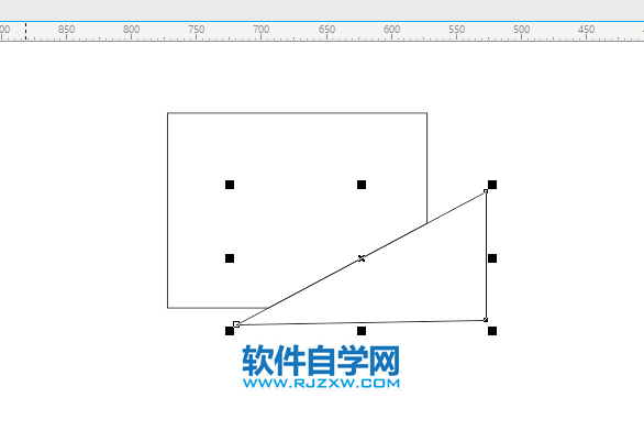 cdr矩形怎么切掉一個角？cdr矩形切掉一個角的方法