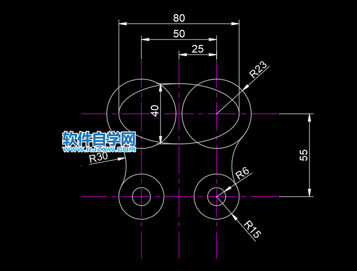 CAD2022怎么畫二維實(shí)例圖一