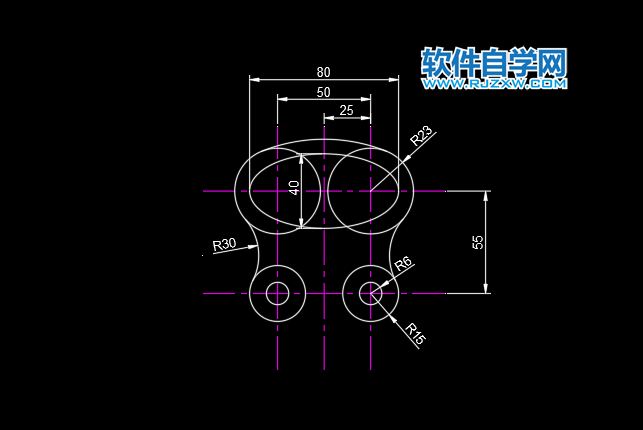 CAD2022怎么畫二維實(shí)例圖一