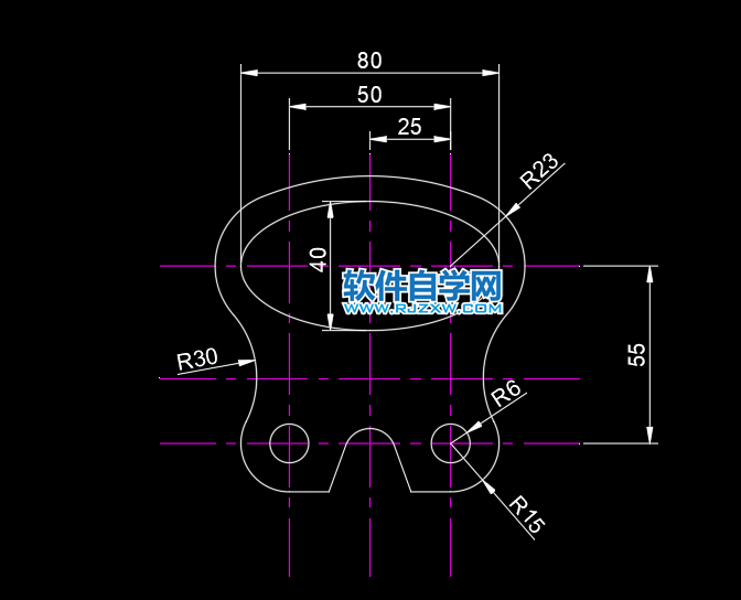 CAD2022怎么畫二維實(shí)例圖一