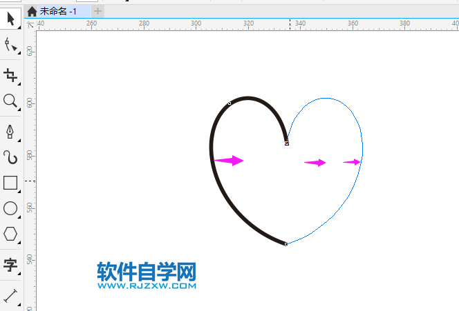 coreldraw怎么對稱復(fù)制的方法