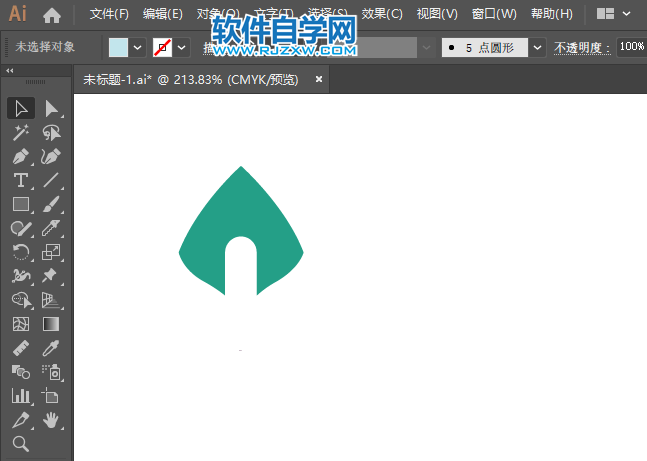 ai怎么畫百荷盆栽圖標(biāo)