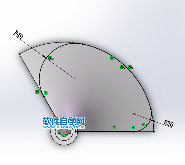 挺簡單用SolidWorks畫扇葉的方法