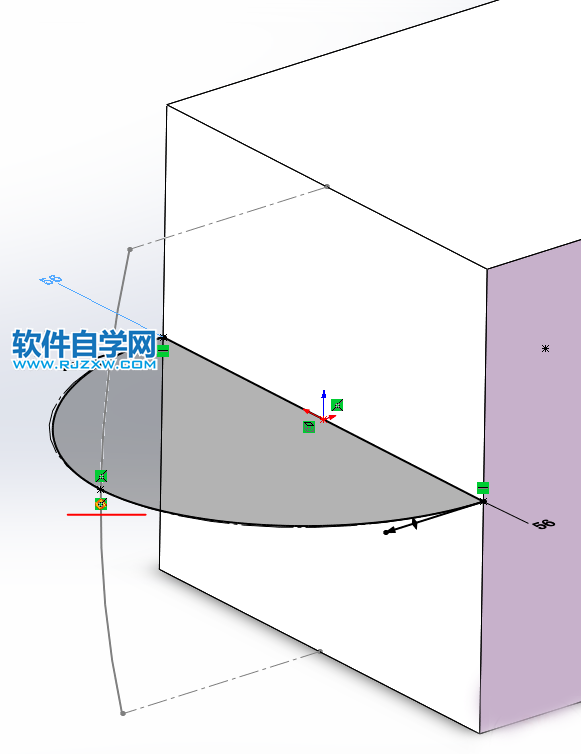 用SolidWorks的放樣和分割線及刪除面重畫(huà)管接頭
