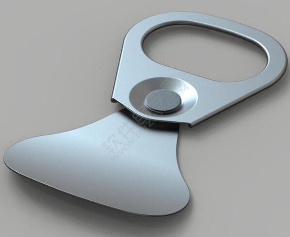 易拉罐拉環鈑金零件怎么用SolidWorks畫