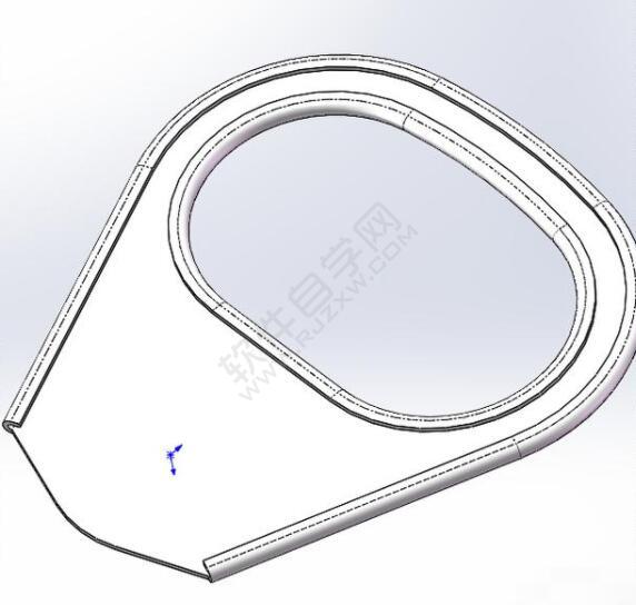 易拉罐拉環鈑金零件怎么用SolidWorks畫