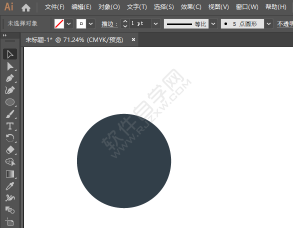 ai畫時(shí)鐘矢量圖標(biāo)的方法
