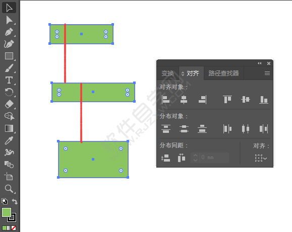 ai垂直頂分布的使用方法