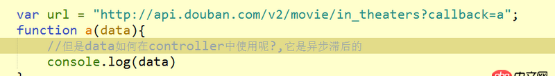 angular.js - angular1如何使用跨域后的得到的數據