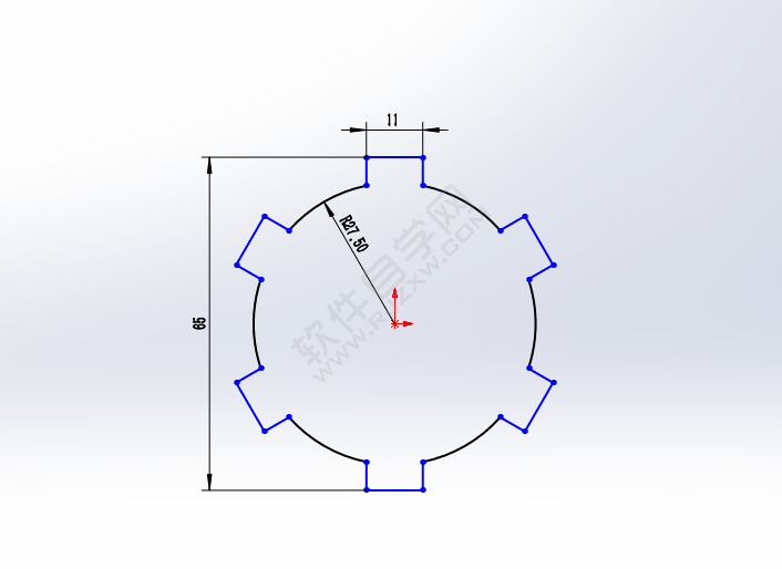 怎么用solidworks矩形圓陣列畫(huà)草圖的方法