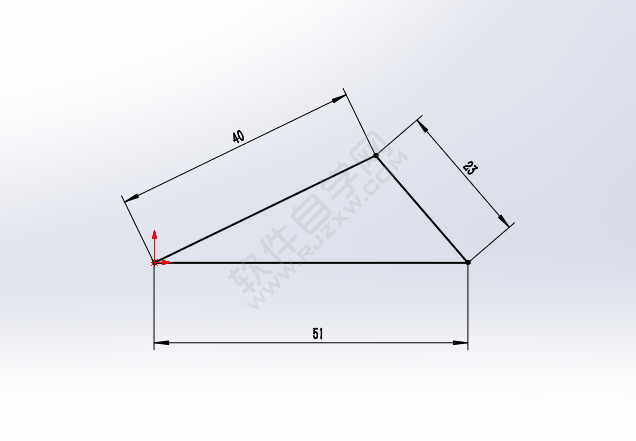利用solidworks智能尺寸畫沒有角度的圖形